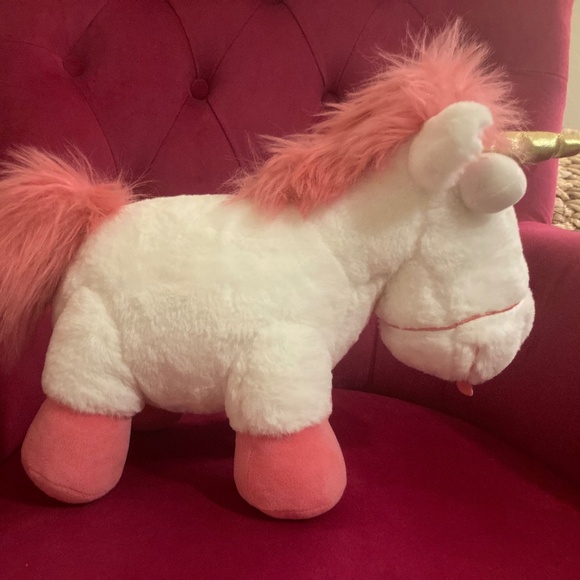 BAB Despicable Me Fluffy Ombré Unicorn Stuffed Animal - Picture 4 of 4